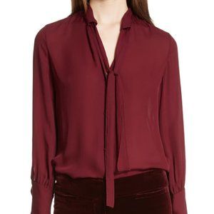 NILI LOTAN SILK BLOUSE